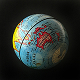 'World Globe,' Photography, 6 x 6 inch prints, by Jere Kittle
