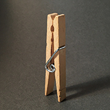 'Clothespin,' Photography, 6 x 6 inch prints, by Jere Kittle