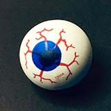 'Eyeball Ball,' Photography, 6 x 6 inch prints, by Jere Kittle