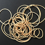 'Rubber Bands,' Photography, 6 x 6 inch prints, by Jere Kittle