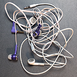 'Ear Buds,' Photography, 6 x 6 inch prints, by Jere Kittle