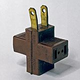 'Electrical Outlet Adapter,' Photography, 6 x 6 inch prints, by Jere Kittle