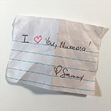 'Love Note,' Photography, 6 x 6 inch prints, by Jere Kittle