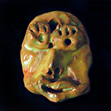 'Clay Face,' Photography, 6 x 6 inch prints, by Jere Kittle