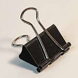 'Binder Clip,' Photography, 6 x 6 inch prints, by Jere Kittle