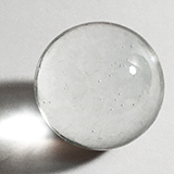 'Clear Glass Marble,' Photography, 6 x 6 inch prints, by Jere Kittle