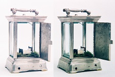 'Carriage Box' Matted Stereo Photo Pair by Leslie Banta