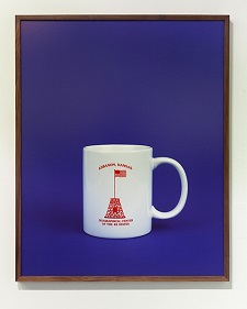 'Geographic Center of the 48 Contiguous United States, Lebanon, KS (mug)' Archival pigment print, 51 x 41 inches framed, by Kim Llerena and Nancy Daly