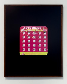 'Moon Marble Company, Bonner Springs, KS (pink car bingo game)' Archival pigment print, 51 x 41 inches framed, by Kim Llerena and Nancy Daly
