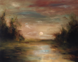 'November Moonrise' by Charles Philip Brooks