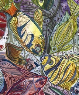 'Tropical Fish' by Lisa Lezell Levine