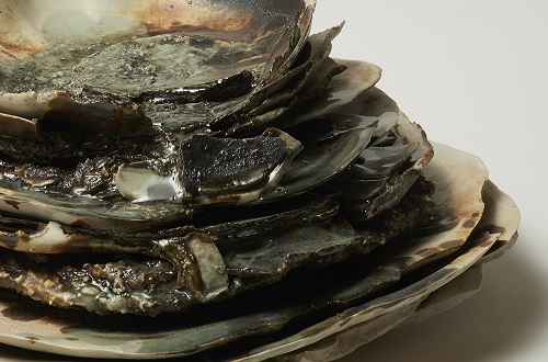 'Erosion Plates' Ceramic by Sydney Clark