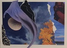 'Weather' collage and acrylic on panel, by Santa Sergio De Haven