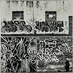 'Graffiti RVA,' by Ed Tepper, Photo-montage, 30x30x2 inches