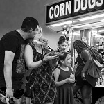 'Love and Corndogs, Carlisle Fireman's Fair,' 2018, Photography, 18x18,' by Karen Commings