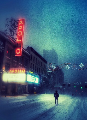 'Snow Time - Apollo Theater During Winter Storm Jonas'