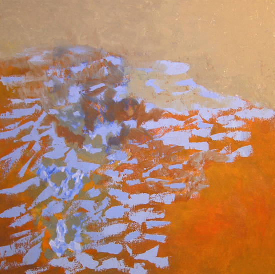 '', oil and wax on canvas, by Elaine Rogers