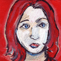 'Girl in Red #1' by Laura Sherrill Ligon